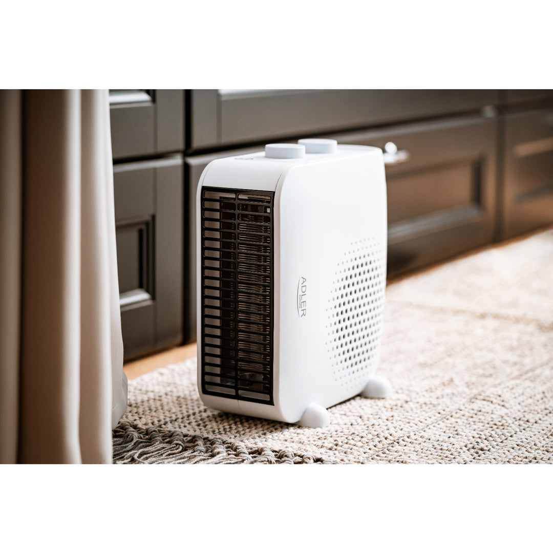 Adler AD 7725 Ventilador calefactor, Multifunción, Termoventilador, 2000W, Color blanco
