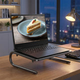 Suporte ergonómico para monitor/portátil Maclean MC-948, carga máxima: 20 kg, superfície perfurada, concebido para monitores com diagonal de ecrã de 13 a 32 pol.