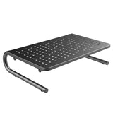 Suporte ergonómico para monitor/portátil Maclean MC-948, carga máxima: 20 kg, superfície perfurada, concebido para monitores com diagonal de ecrã de 13 a 32 pol.