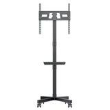 Suporte móvel para TV com rodas Maclean MC-949, adequado para televisores de 32 a 55 polegadas com um peso máximo de 25 kg. VESA 400x400, suporte universal para TV.