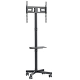 Suporte móvel para TV com rodas Maclean MC-949, adequado para televisores de 32 a 55 polegadas com um peso máximo de 25 kg. VESA 400x400, suporte universal para TV.