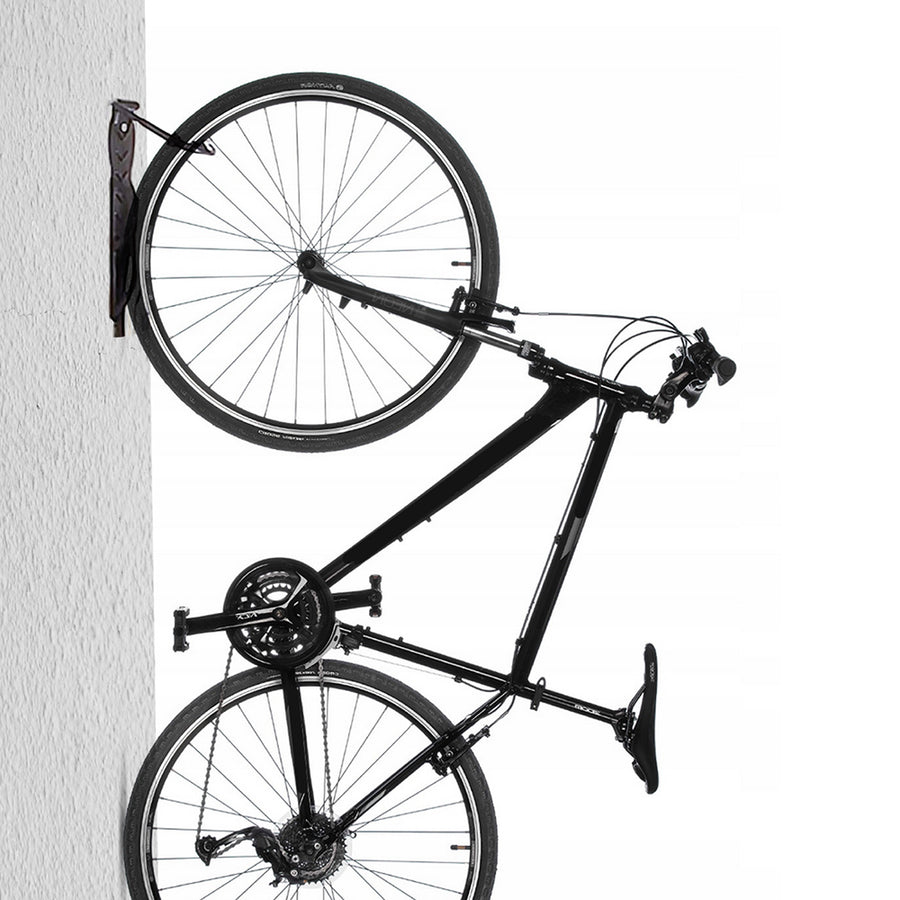2x Suporte de parede para bicicleta Maclean, vertical, aço, carga máxima 30 kg, MC-432