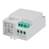 Detetor de movimento de micro-ondas Maclean MCE316, alcance de 8 m, carga máxima de 1200 W, IP20, 5,8 GHz