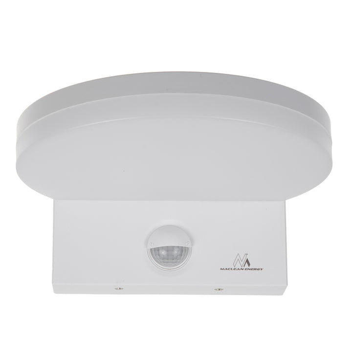Maclean MCE344 W Luz de sensor de movimento LED, sensor de movimento PIR, branca, 15 W, IP65, 1560 lm, branco neutro (4000 K)