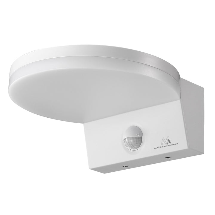 Maclean MCE344 W Luz de sensor de movimento LED, sensor de movimento PIR, branca, 15 W, IP65, 1560 lm, branco neutro (4000 K)