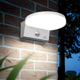Maclean MCE344 W Luz de sensor de movimento LED, sensor de movimento PIR, branca, 15 W, IP65, 1560 lm, branco neutro (4000 K)