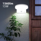 Maclean MCE344 W Luz de sensor de movimento LED, sensor de movimento PIR, branca, 15 W, IP65, 1560 lm, branco neutro (4000 K)