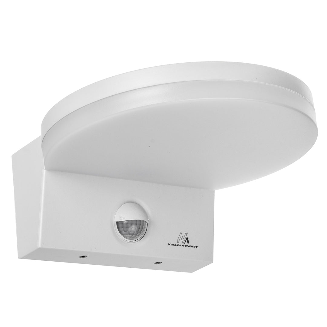 Maclean MCE344 W Luz de sensor de movimento LED, sensor de movimento PIR, branca, 15 W, IP65, 1560 lm, branco neutro (4000 K)