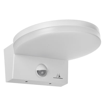 Maclean MCE344 W Luz de sensor de movimento LED, sensor de movimento PIR, branca, 15 W, IP65, 1560 lm, branco neutro (4000 K)