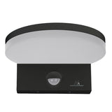 Maclean MCE344 B Luz de sensor de movimento LED, sensor de movimento PIR, preta, 15 W, IP65, 1560 lm, branco neutro (4000 K)