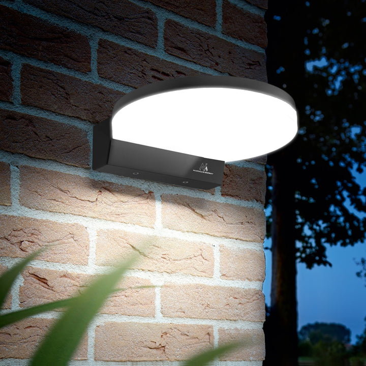 Lâmpada LED Maclean MCE346 B, preta, 15 W, IP65, 1300 lm, branco neutro (4000 K)