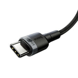 Cable USB-C PD 2.0 200cm Baseus Cafule CATKLF-ALG1 Quick Charge 3.0 5A con soporte de carga rápida de 100W