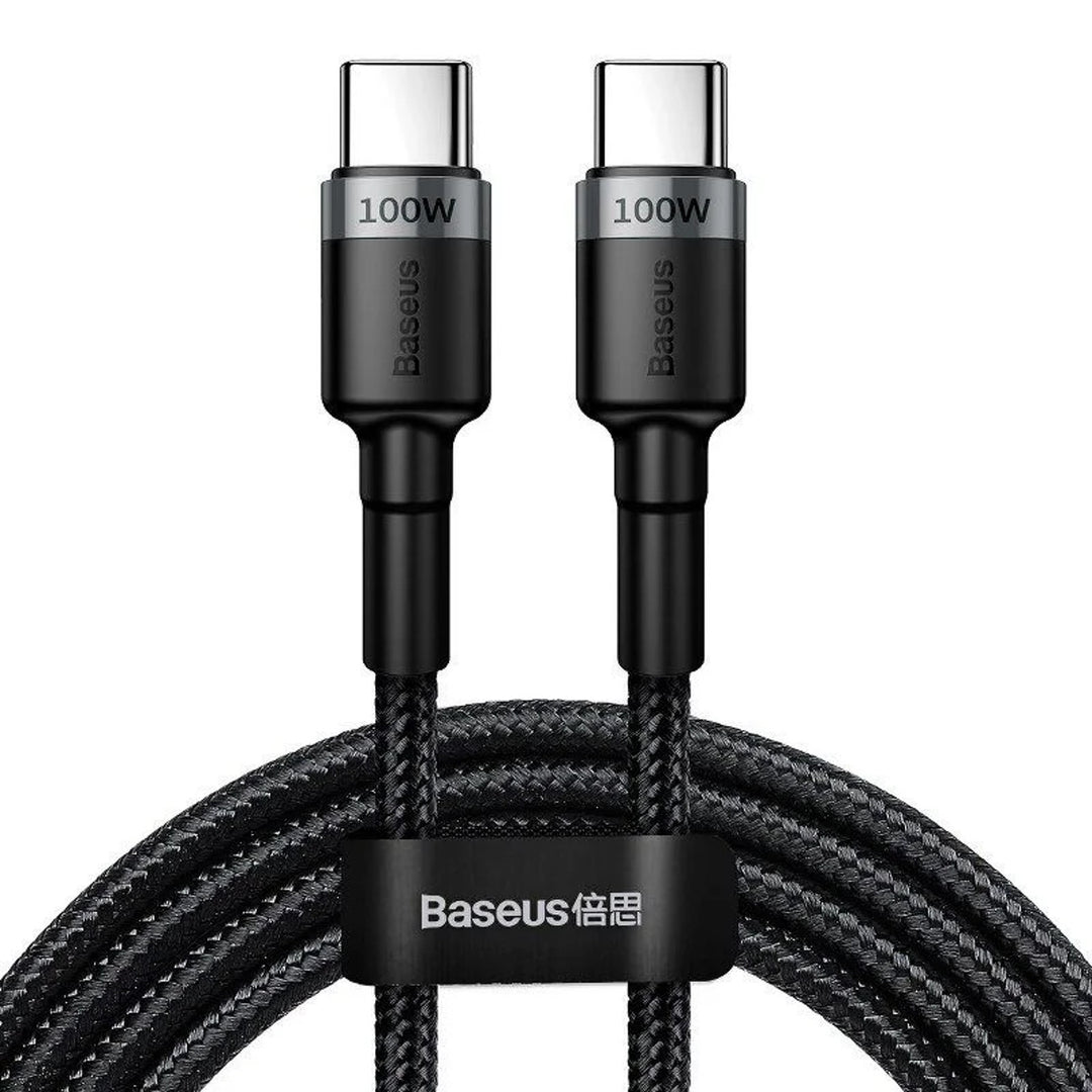 Baseus Cafule CATKLF-ALG1 Cabo de Carregamento Rápido 3.0 5A USB-C PD 2.0 200 cm com Suporte para Carregamento Rápido de 100 W