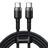 Cable USB-C PD 2.0 200cm Baseus Cafule CATKLF-ALG1 Quick Charge 3.0 5A con soporte de carga rápida de 100W