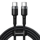 Cable USB-C PD 2.0 200cm Baseus Cafule CATKLF-ALG1 Quick Charge 3.0 5A con soporte de carga rápida de 100W