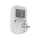 Interruptor de Temporizador Digital GreenBlue GB362 E, 2 Modos de Funcionamento, 8 Programas e 16 Combinações, Carga Máxima 16 A, 3680 W, IP20