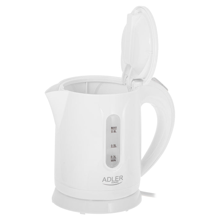 Hervidor eléctrico inalámbrico Adler, capacidad 0,8 l, potencia 850 W, AD1371