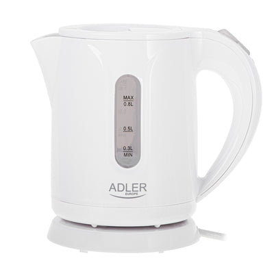 Hervidor eléctrico inalámbrico Adler, capacidad 0,8 l, potencia 850 W, AD1371