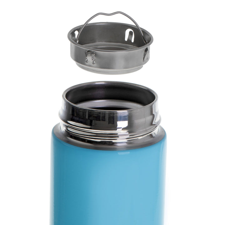 Termo Adler, pantalla táctil LED, capacidad 473 ml, color azul, AD 4506