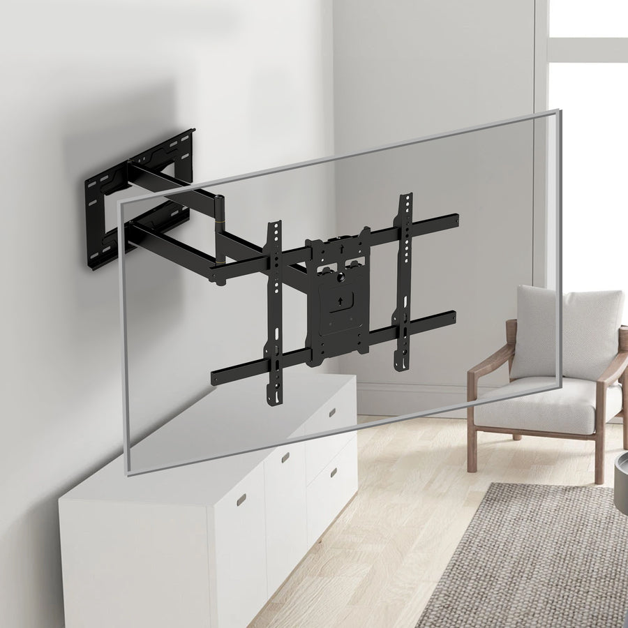 Suporte TV Maclean MC-985, VESA máx. 600x400, 37-80", 45 kg, braço longo de 915 mm