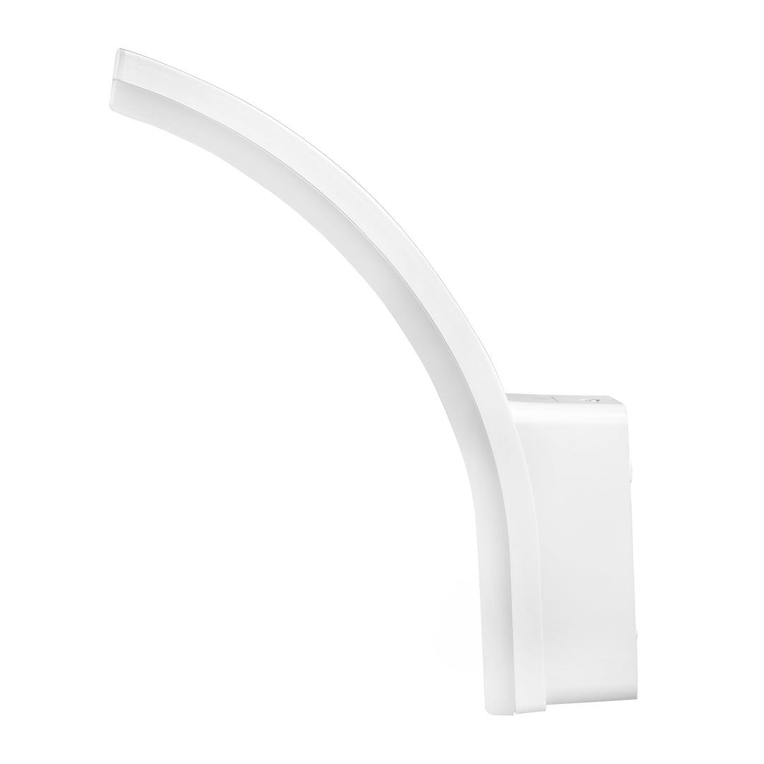 Luminária de parede LED Maclean MCE511 W, iluminação de parede interior e exterior, luminária de parede, 20 W, IP65 à prova de água, 2750 lm, branco neutro 4000 K, alcance de deteção: máx. 10 m