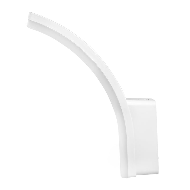 Luminária de parede LED Maclean MCE511 W, iluminação de parede interior e exterior, luminária de parede, 20 W, IP65 à prova de água, 2750 lm, branco neutro 4000 K, alcance de deteção: máx. 10 m