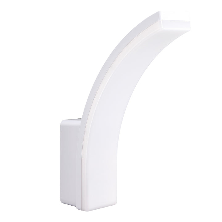 Luminária de parede LED Maclean MCE511 W, iluminação de parede interior e exterior, luminária de parede, 20 W, IP65 à prova de água, 2750 lm, branco neutro 4000 K, alcance de deteção: máx. 10 m