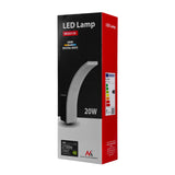 Maclean MCE511 B Aplique LED, Iluminación de Pared para Interior y Exterior, Aplique, 20W, IP65 Resistente al Agua, 2750lm, Blanco Neutro 4000K,