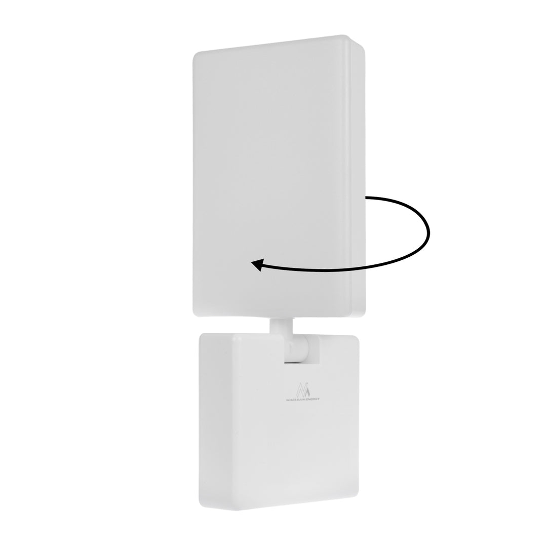 Luminária de parede LED Maclean MCE514 W, iluminação de parede exterior, 10 W, 700 lm, branco neutro 4000 K, à prova de água IP65