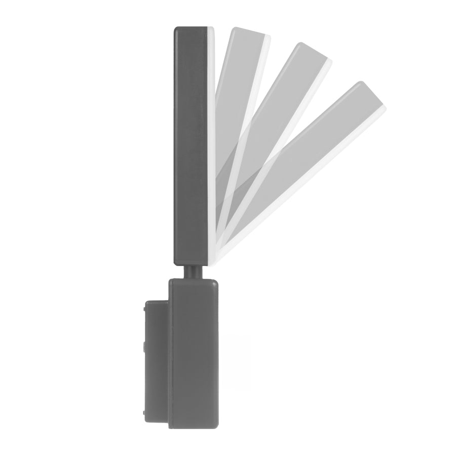 Luminária de parede LED Maclean MCE514 GR, iluminação de parede exterior, 10 W, 700 lm, branco neutro 4000 K, à prova de água IP65