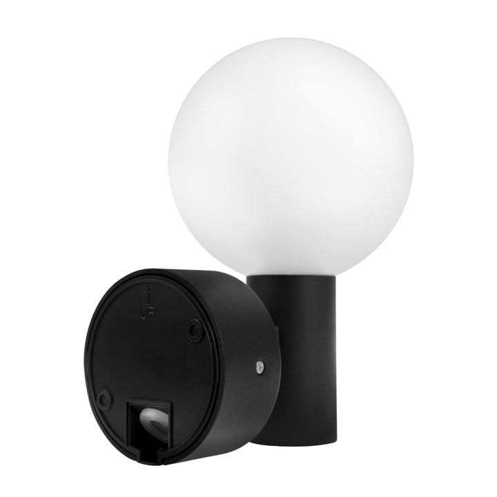 Luminária LED Maclean MCE515 B com Detector de Movimento PIR, 15 W, IP65, 1600 lm, 4000 K (Preto)