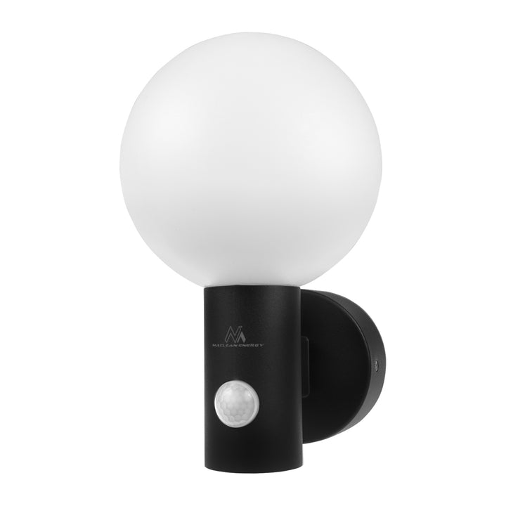 Luminária LED Maclean MCE515 B com Detector de Movimento PIR, 15 W, IP65, 1600 lm, 4000 K (Preto)
