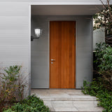Candeeiro de parede Maclean MCE519 B, candeeiro de parede para exterior, 1xE27, IP65, máx. 60 W, preta