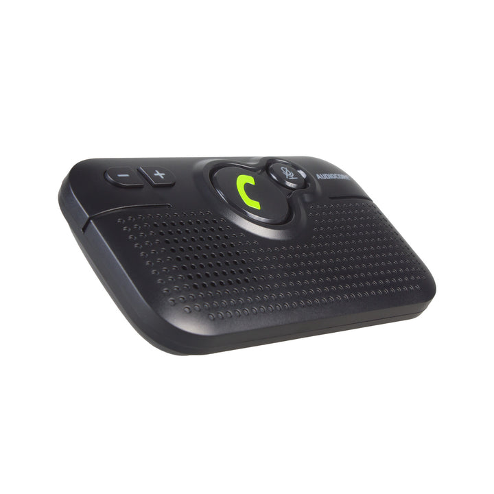 Kit mãos-livres para automóvel Audiocore AC475 | Compatível com Siri e Google Assistant | Bluetooth 5.0 | Ligação automática, orientação por voz, A2DP, reconexão automática, potência de altifalante de 2 W