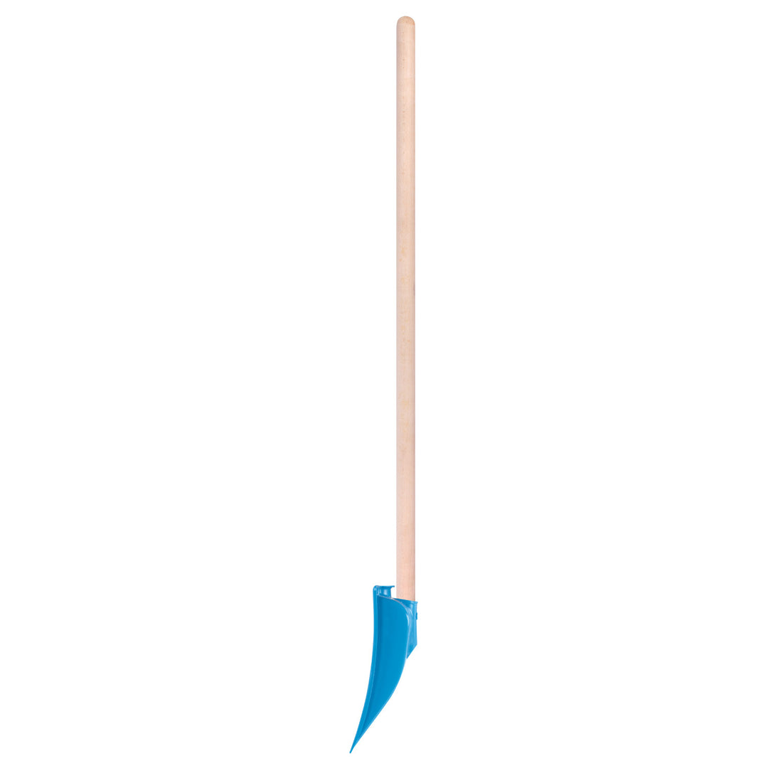 Pá de neve Prosperplast, para criança, cabo de madeira, azul, Bobo
