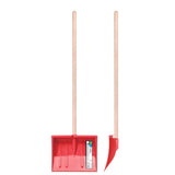 Pala de nieve Prosperplast, para niños, mango de madera, rojo, Bobo