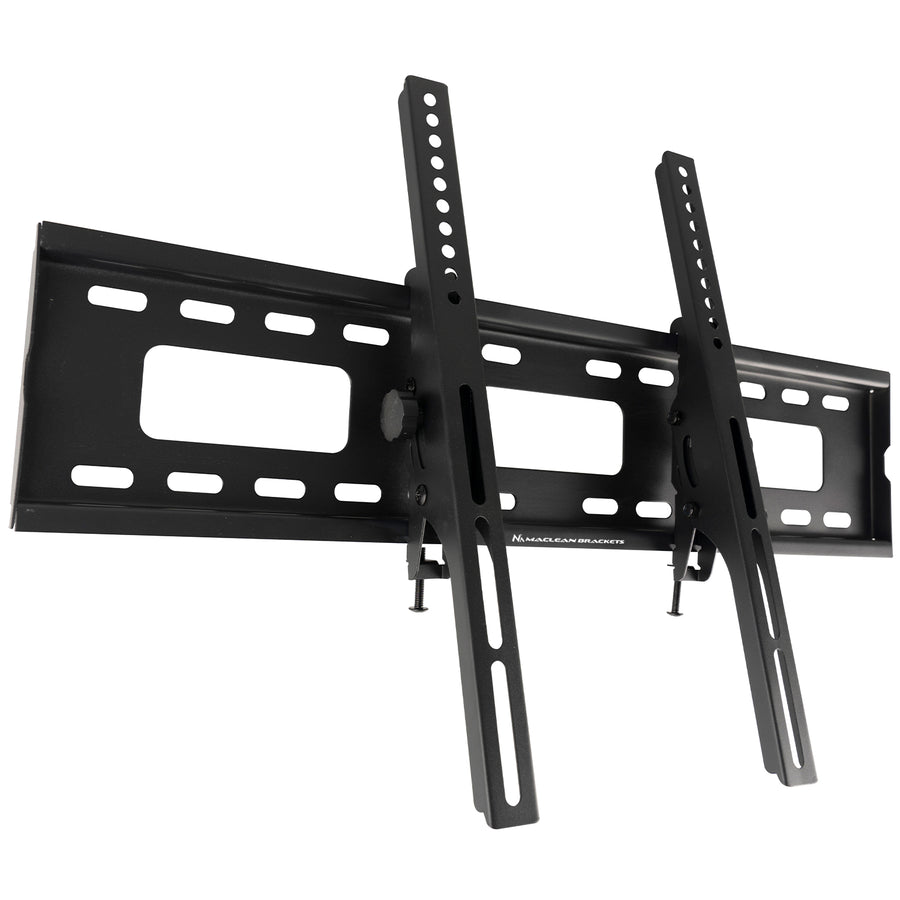 Suporte de parede para TV Maclean MC-421, suporte de parede para TV com ecrãs de 32 a 90 polegadas, VESA máx. 600x400, carga máxima de 80 kg, regulação da inclinação de +15° a -15°
