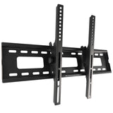 Suporte de parede para TV Maclean MC-421, suporte de parede para TV com ecrãs de 32 a 90 polegadas, VESA máx. 600x400, carga máxima de 80 kg, regulação da inclinação de +15° a -15°