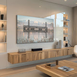 Suporte de parede para TV Maclean MC-421, suporte de parede para TV com ecrãs de 32 a 90 polegadas, VESA máx. 600x400, carga máxima de 80 kg, regulação da inclinação de +15° a -15°
