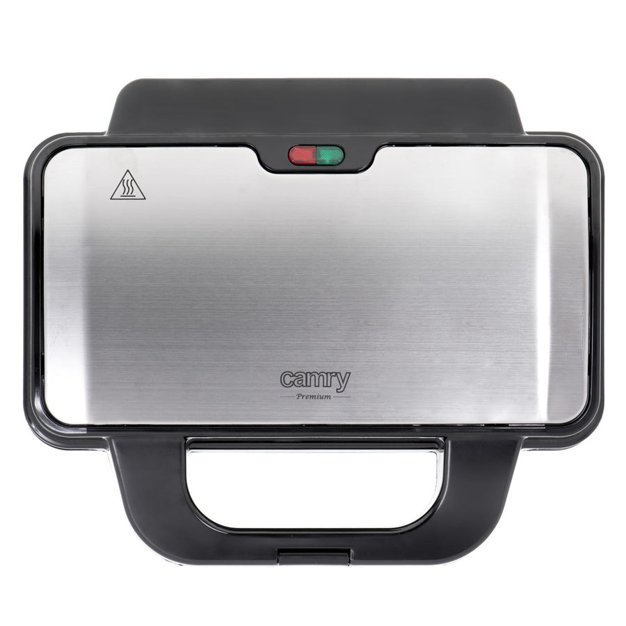 Tostadora de sándwiches Camry, para 2 sándwiches, potencia máxima 1300 W, revestimiento antiadherente, CR 3054