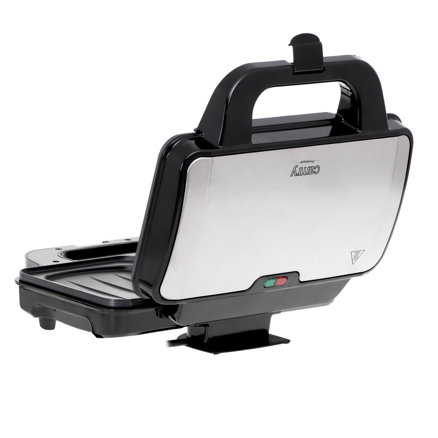 Tostadora de sándwiches Camry, para 2 sándwiches, potencia máxima 1300 W, revestimiento antiadherente, CR 3054