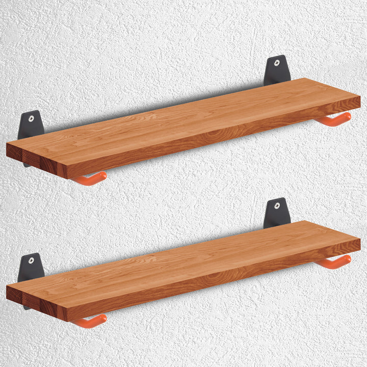 Maclean MC-437 Conjunto de 4 suportes de parede para pneus, rodas, escadas, bicicletas, material em aço, carga máxima de 60 kg/1