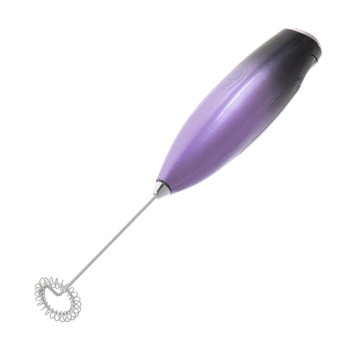 Adler AD 4499 Espumador de leche con soporte, Color morado y negro