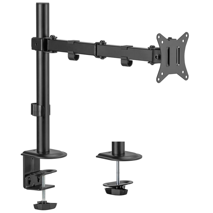 Suporte de secretária para monitor LCD Maclean MC-753N, 17-32", 9 kg, braço duplo VESA 75x75 e 100x100