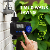 Controlador de Rega Electrónico GreenBlue, Programador, Fonte de Alimentação 2x1,5V AA, GB390