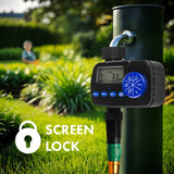 Controlador de Rega Electrónico GreenBlue, Programador, Fonte de Alimentação 2x1,5V AA, GB390