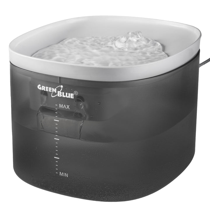 GreenBlue GB392 Bebedouro/Dispensador Automático de Água para Animais de Estimação, Capacidade de 3L, USB 5V1A