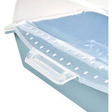 Recipiente para bolos Keeper Party Butler 45x35x11cm, azul