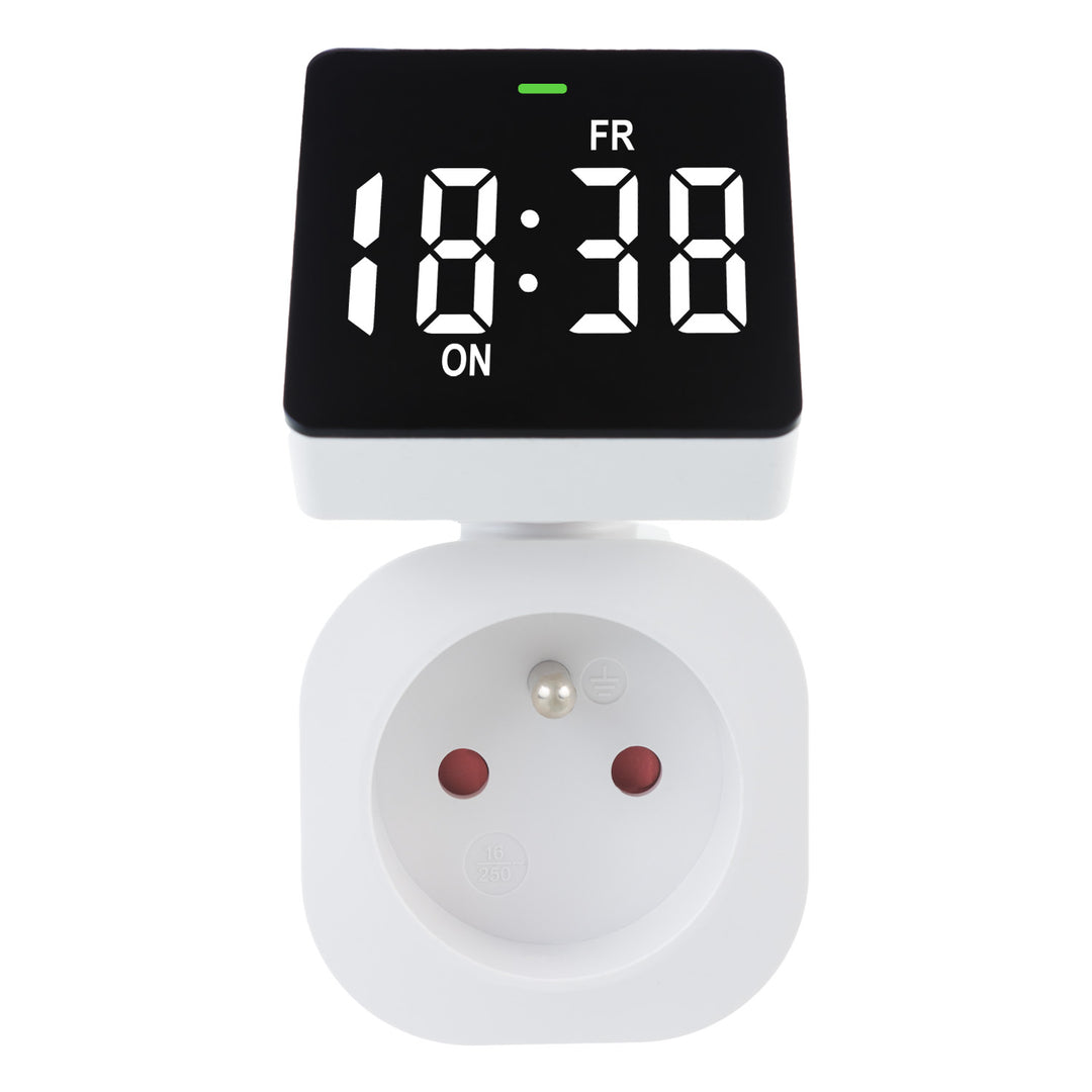 GreenBlue GB610 E Interruptor de Tempo Digital - Temporizador - Programador, Carga Máxima 16A, IP20