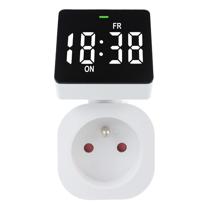 GreenBlue GB610 E Interruptor de Tempo Digital - Temporizador - Programador, Carga Máxima 16A, IP20
